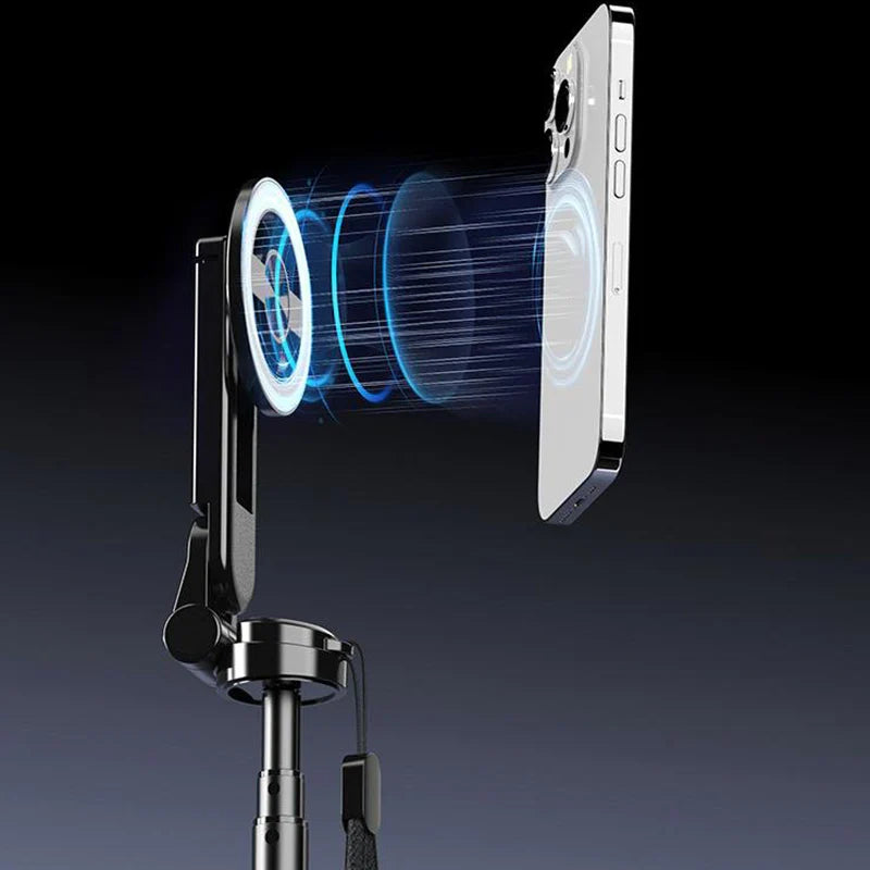 🔥Hot Sale(💥50%OFF)🔥4-in-1 Multifunctional 360° Rotation Magnetic Selfie Stick