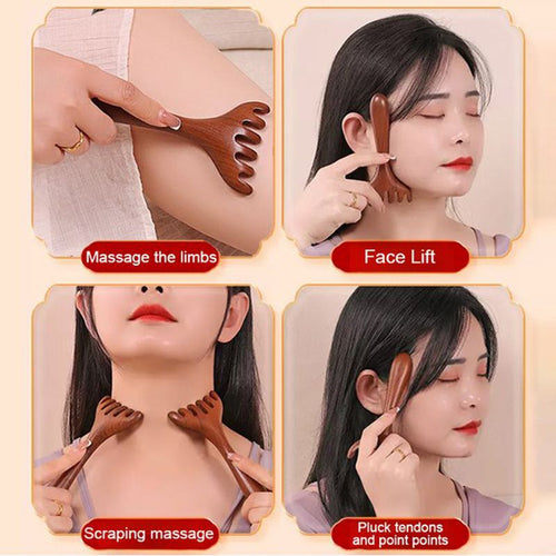 🔥Six-claw Meridian Massage Comb - Relieve Stress & Promote Health✨