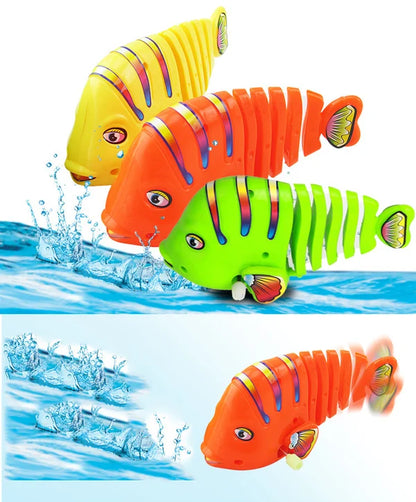 Christmas Promotion 40% OFF Plastic Wind-Up Wiggle Fish Toys