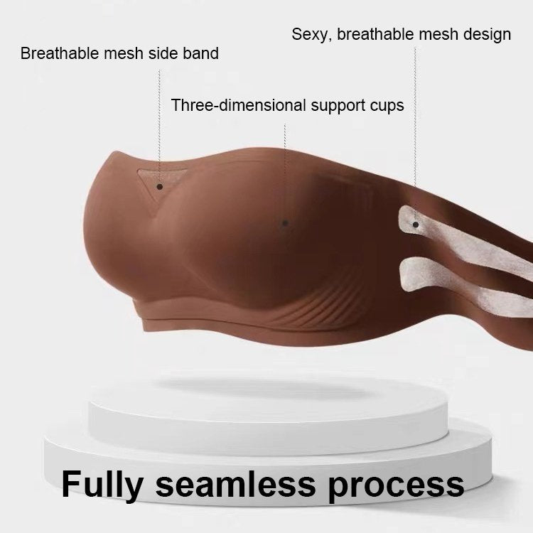 Women's seamless non-slip strapless bra