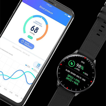 [All day monitoring of heart rate and blood pressure]Pousbo? Multifunctional Waterproof Sports Smartwatch