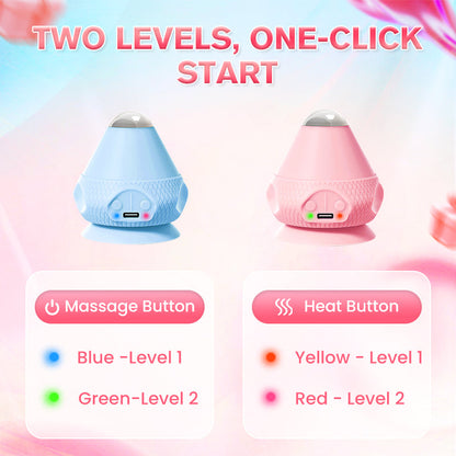 Electric Adsorption Type Vibrating Hot Compress Fascia Ball Massager