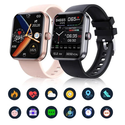 [All day monitoring of heart rate and blood pressure] Bluetooth fashion Watch