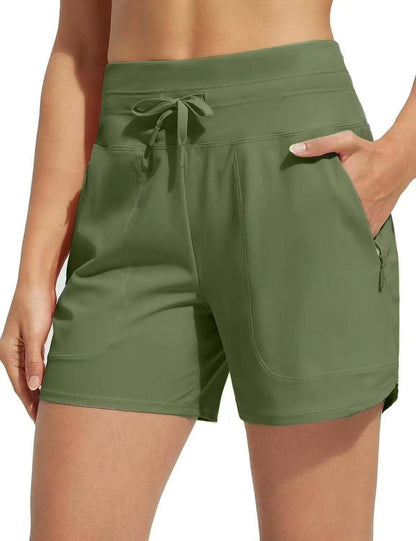 🌞Summer Hot Sale 60% OFF🩳Women's High-Waisted Quick-Dry Swim Shorts