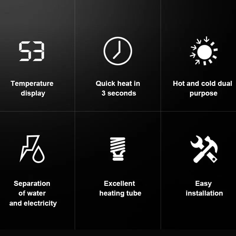 Hot Water Faucet With Digital Display🔥-Clearance at low price