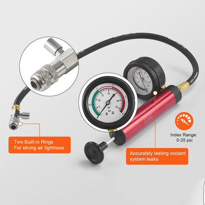 15 Pcs Universal Radiator Pressure Leakage Tester