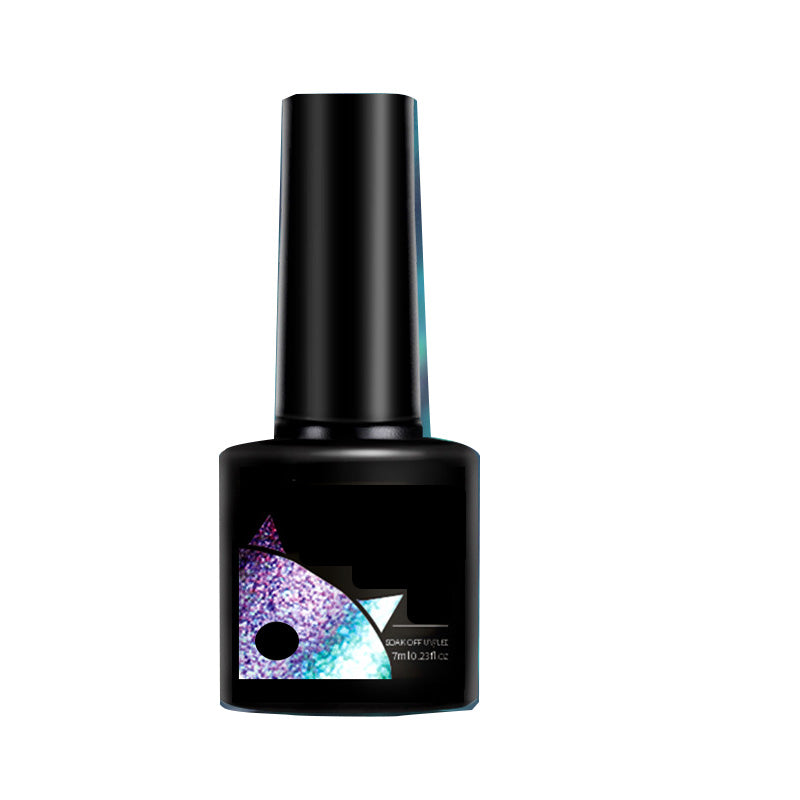Christmas Gift idea 49%OFF Glitter Rainbow Cat Eye Gel Nail Polish
