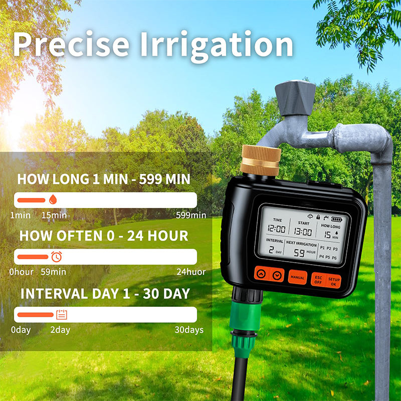 Large LCD Display Water Timer for Garden House（50% OFF）