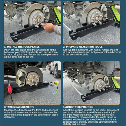 Stainless Steel Wheel Alignment Tool Plate£¨50% OFF£©