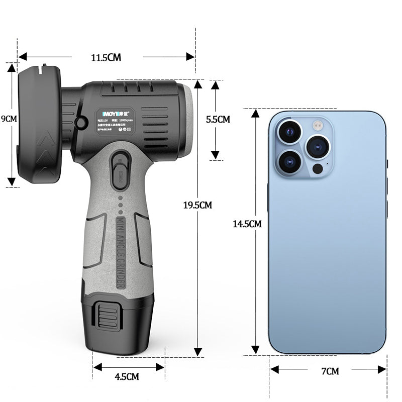 Time-limited Special 12V Mini Angle Grinder with Cutting Disc