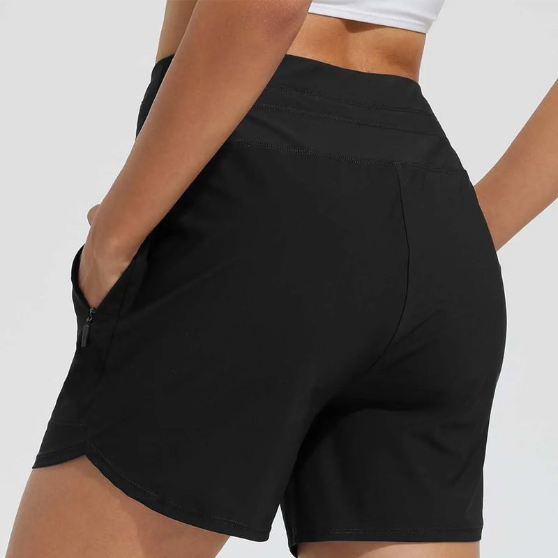 🌞Summer Hot Sale 60% OFF🩳Women's High-Waisted Quick-Dry Swim Shorts