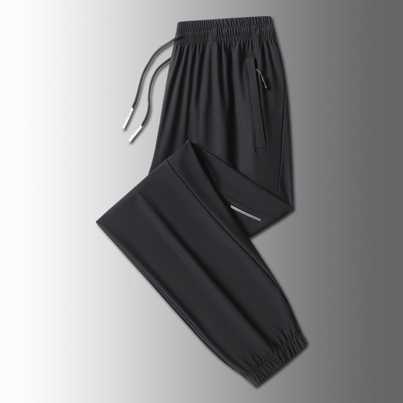 Men's Lightweight Athletic Pants with Zip Pockets