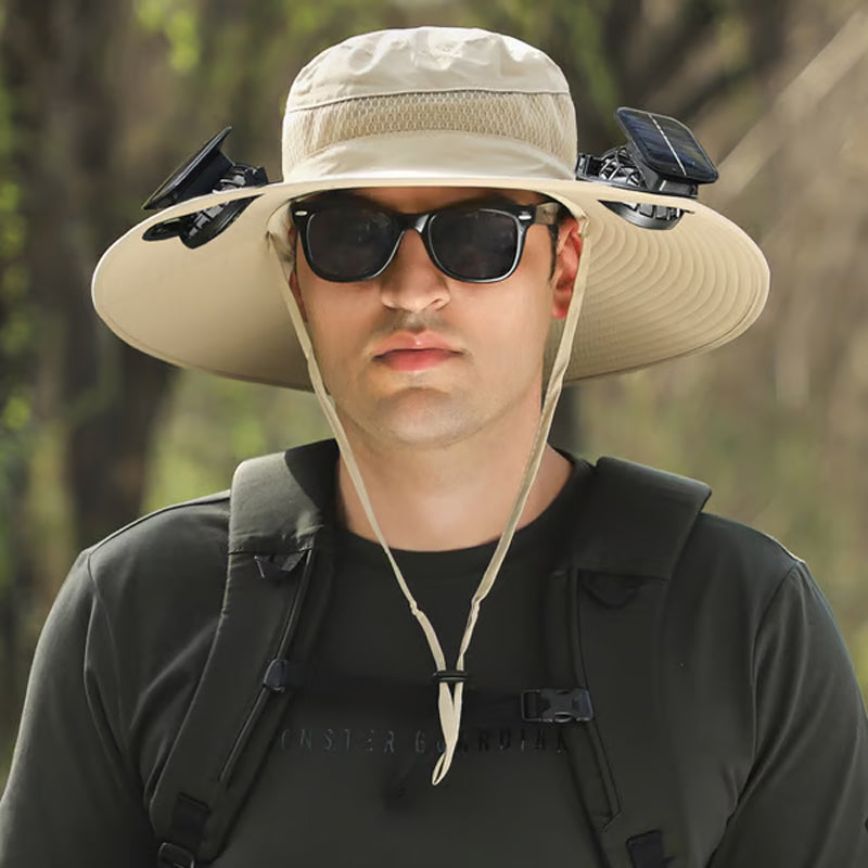 Ultralight Solar Fan Sun Hat
