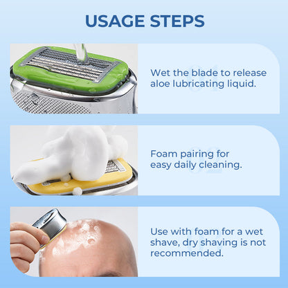 Manual Shaving Tool for Bald Heads