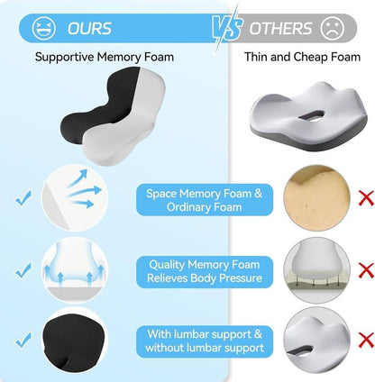 Non-Slip Memory Foam Seat